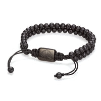 Doub Bead Bracelet Grey