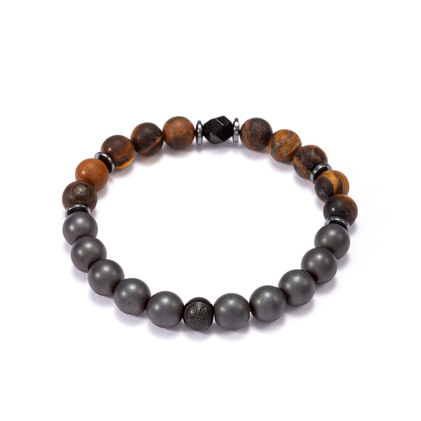 El Bead Multi Bracelet Grey