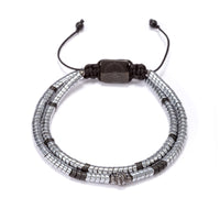 Flaweave Wrap Bracelet Silver