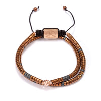 Flaweave Wrap Bracelet Brown