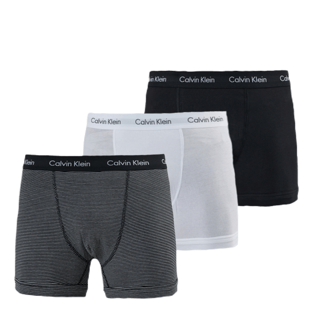 Cotton Stretch Trunk 3Pk White