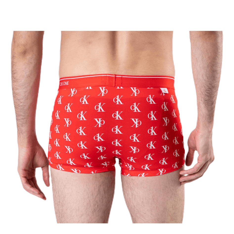 Ck One Low Rise Trunk Red