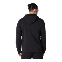 Full Zip Hooded Jacket  Black