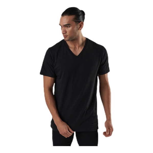 S/S V Neck 3-Pack Black