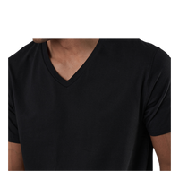 S/S V Neck 3-Pack Black