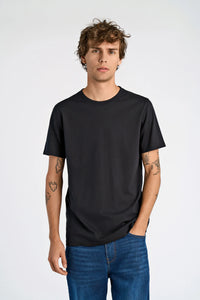 Cotton T-shirts 4-pack Black