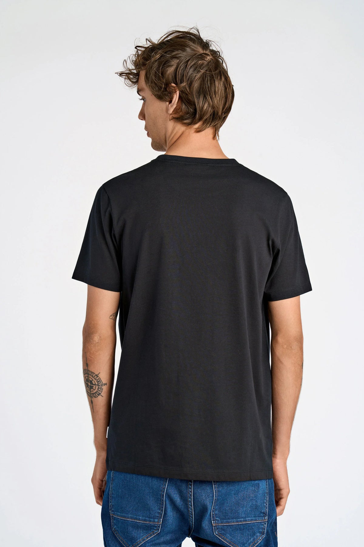 Cotton T-shirts 4-pack Black