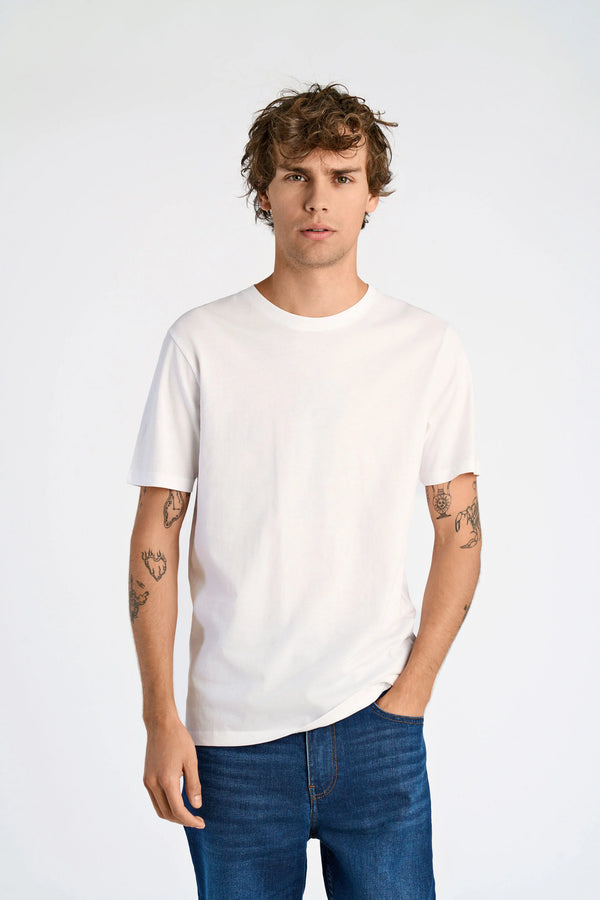 Cotton T-shirts 4-pack White