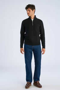 Half Zip Black