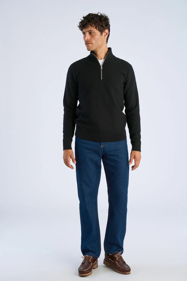 Half Zip Black