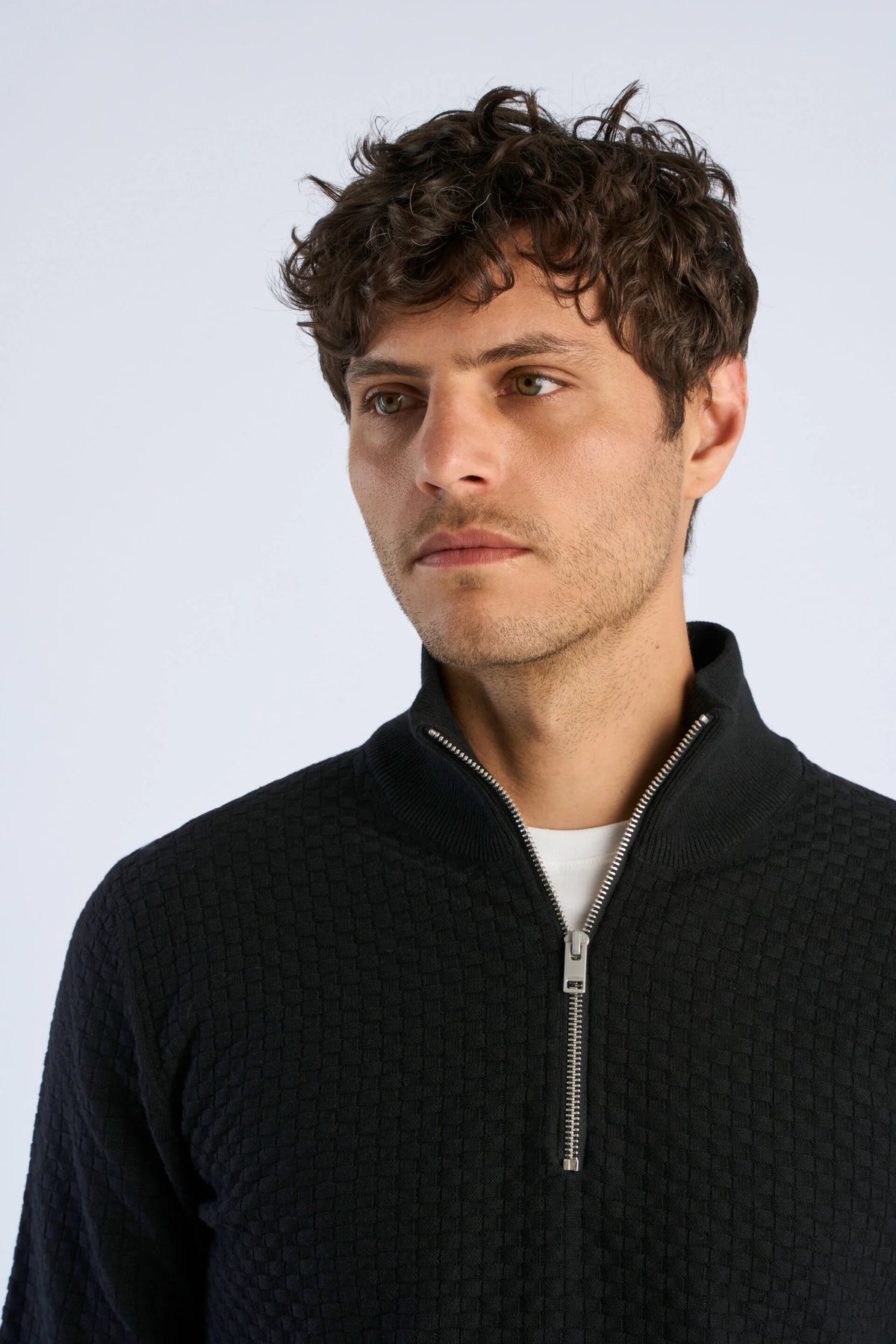 Half Zip Black