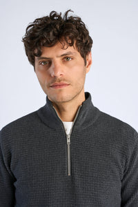 Half Zip Charcoal