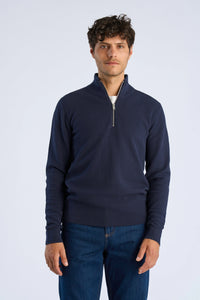 Half Zip Off Navy