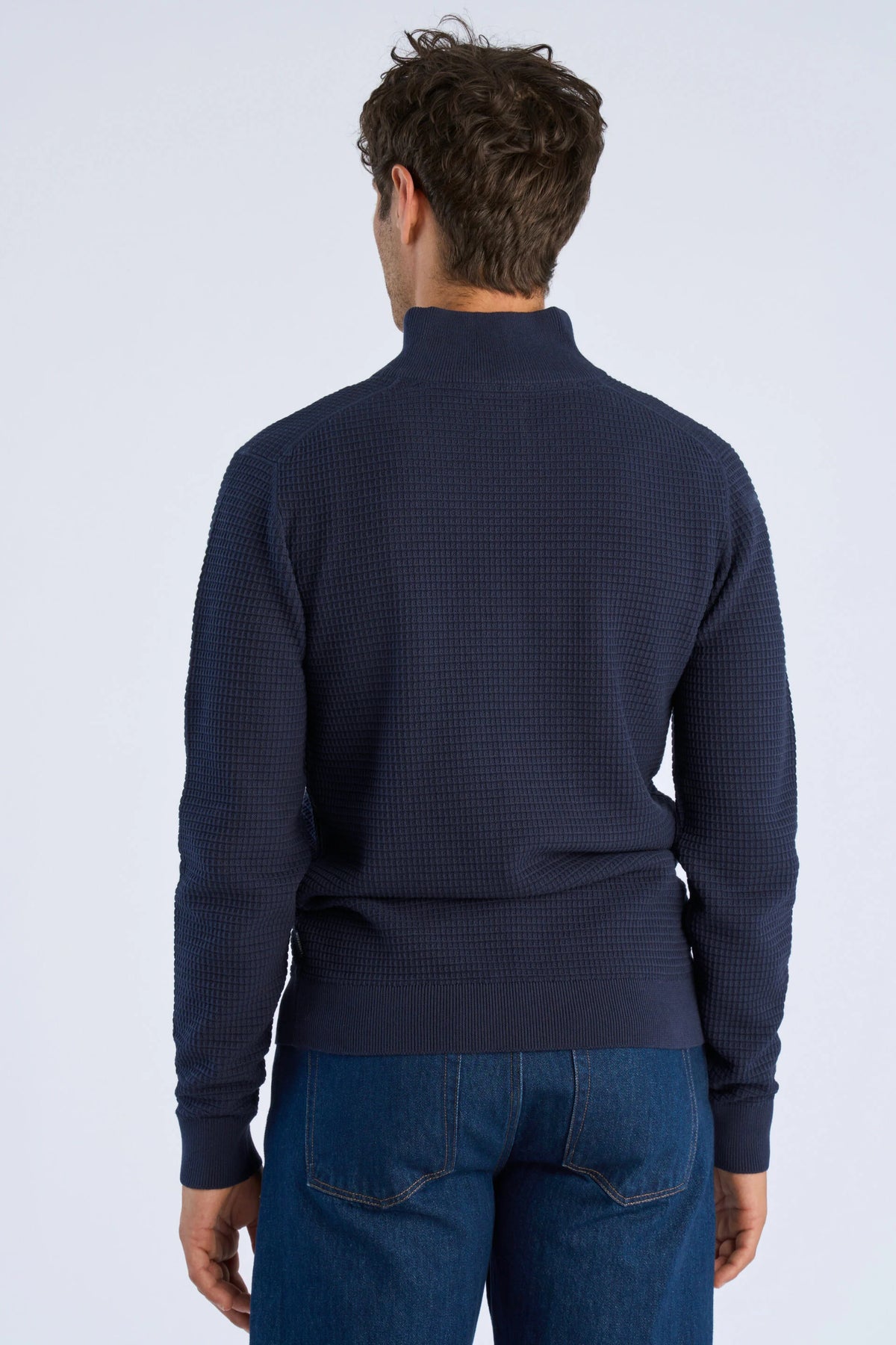 Half Zip Off Navy