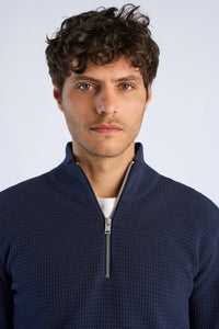 Half Zip Off Navy