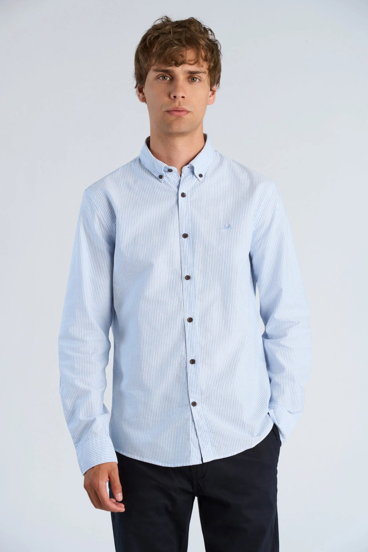 Oxford Shirt L/s Blue/stripe