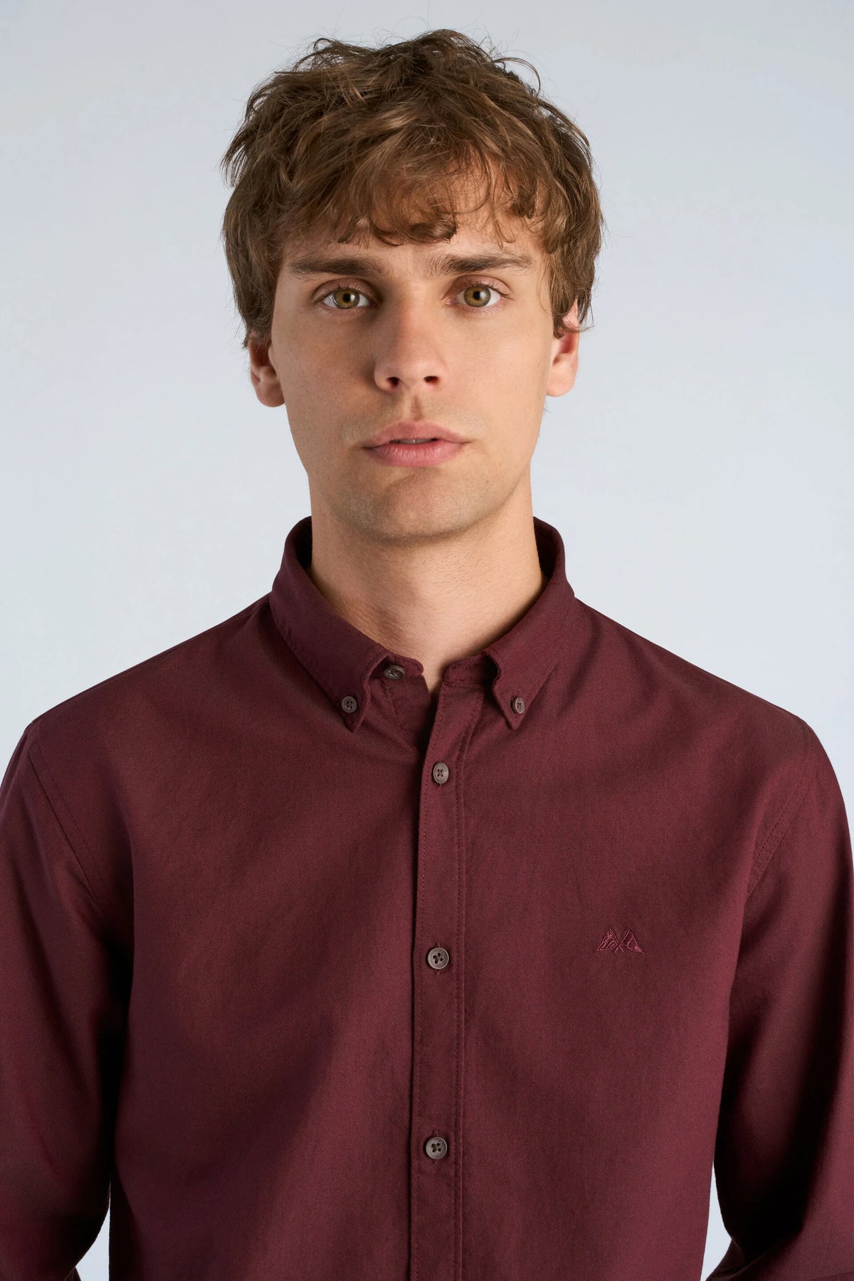 Oxford Shirt L/s Burgundy