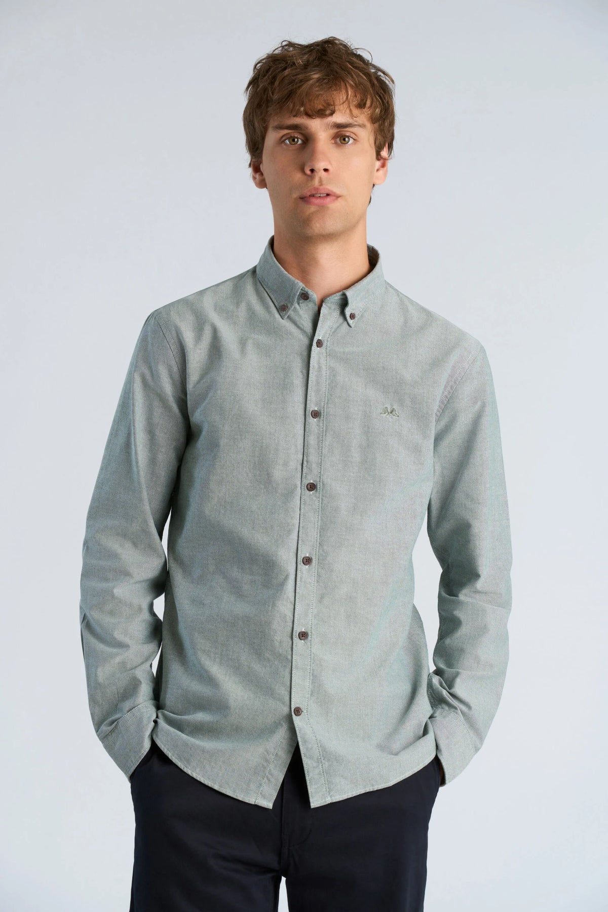Oxford Shirt L/s Green