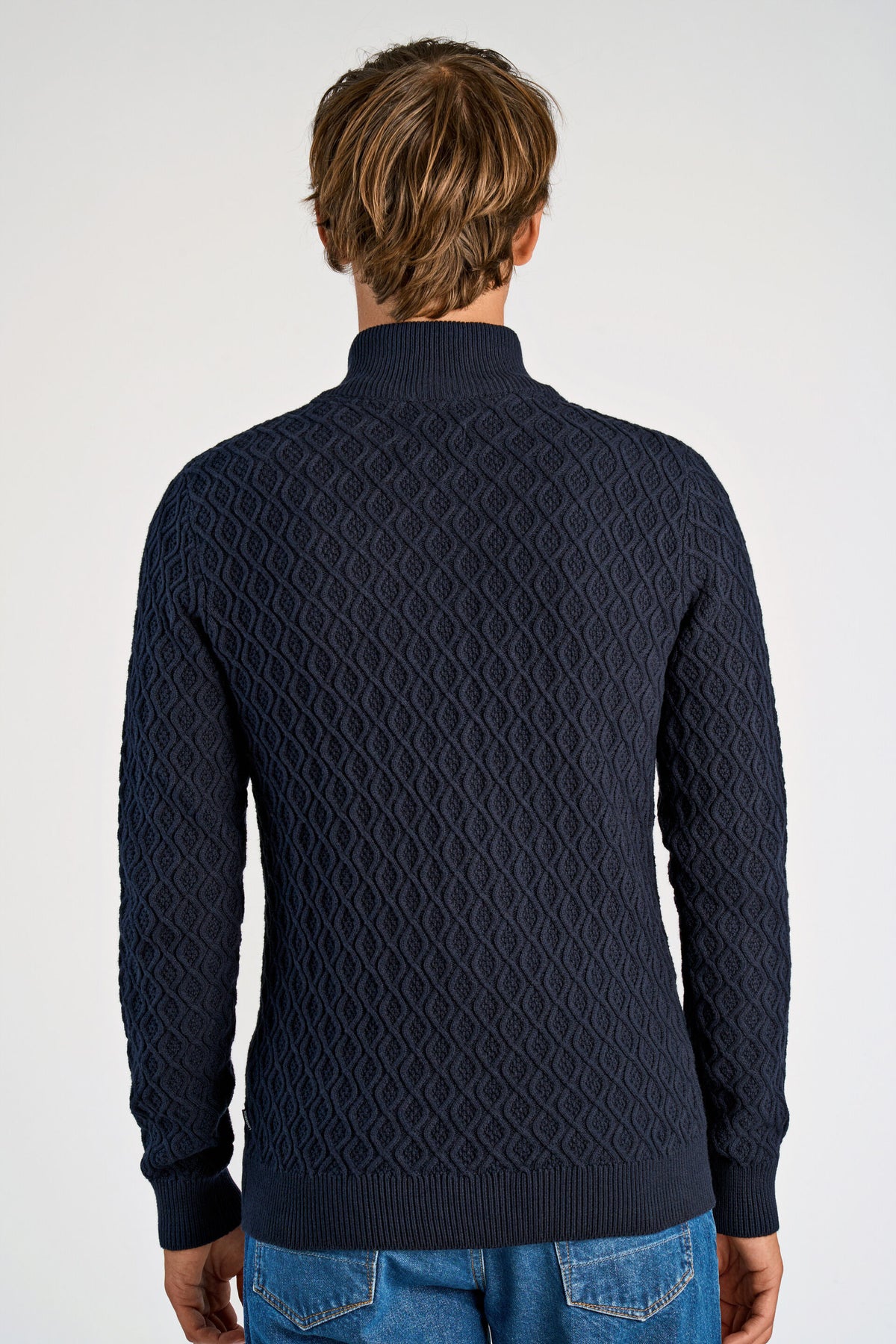 Recycle Full Zip Blue