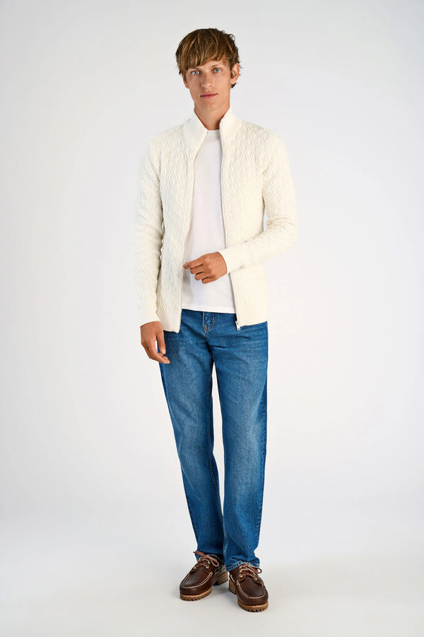 Recycle Full Zip White