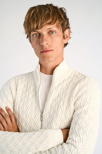 Recycle Full Zip White