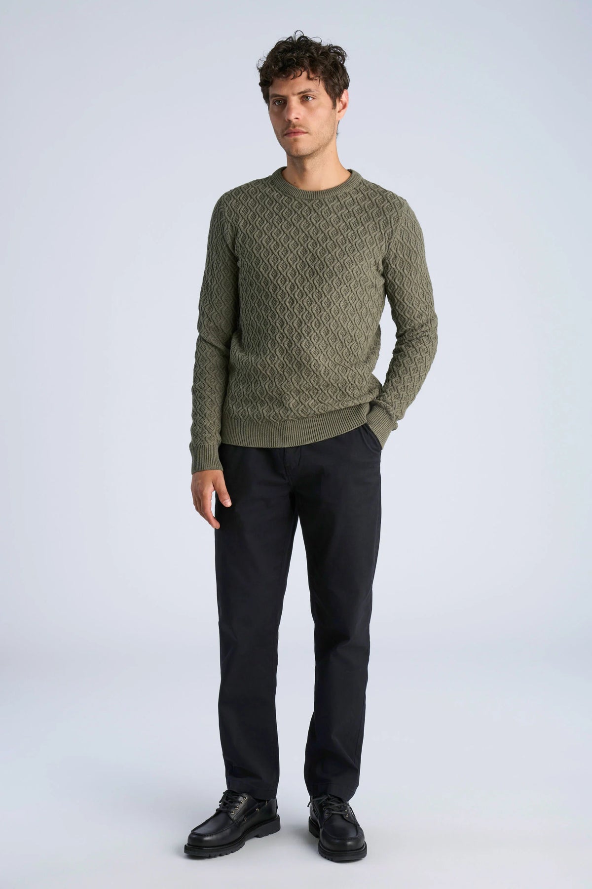 Recycle Knit Jumper Army