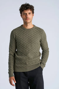 Recycle Knit Jumper Army