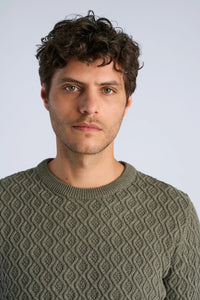 Recycle Knit Jumper Army