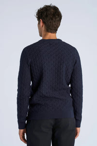 Recycle Knit Jumper Blue