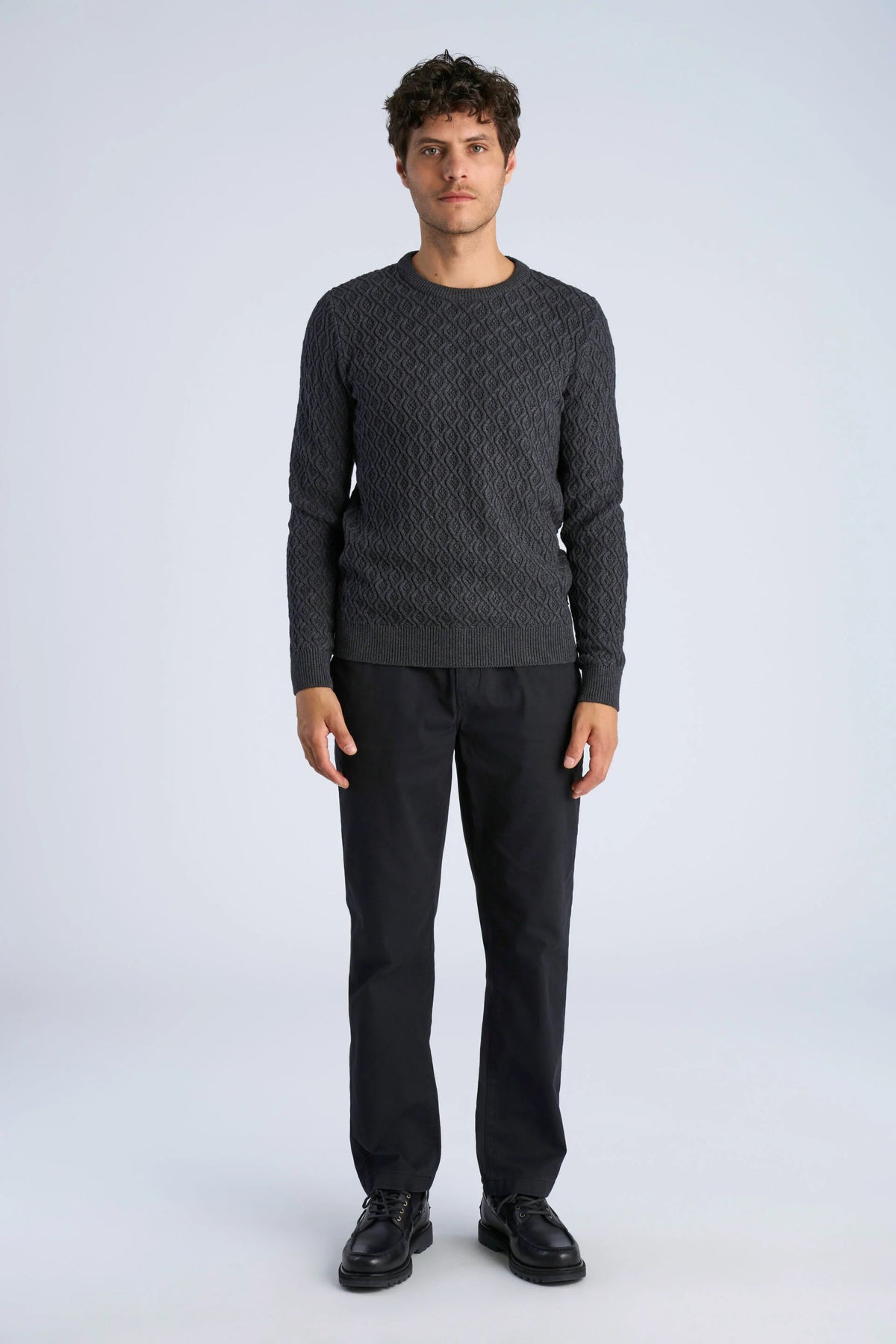 Recycle Knit Jumper Grey