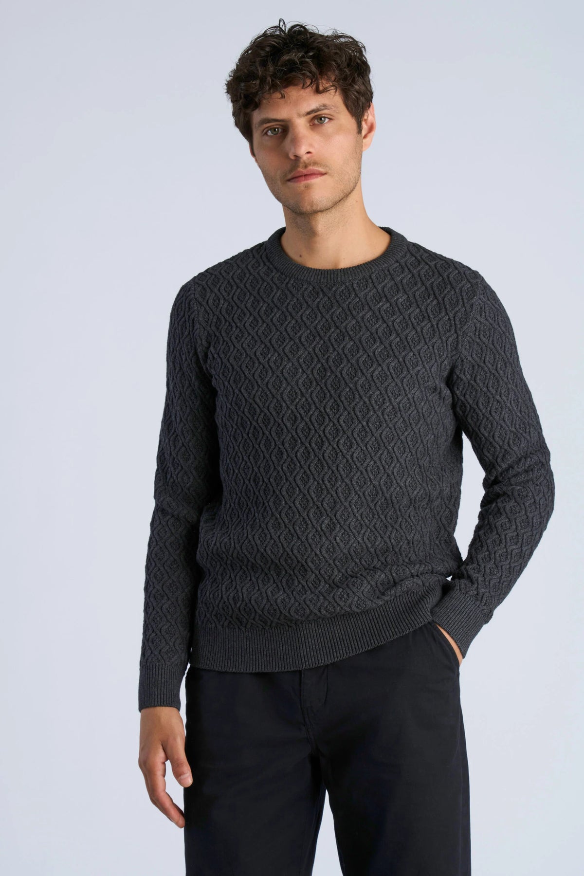 Recycle Knit Jumper Grey