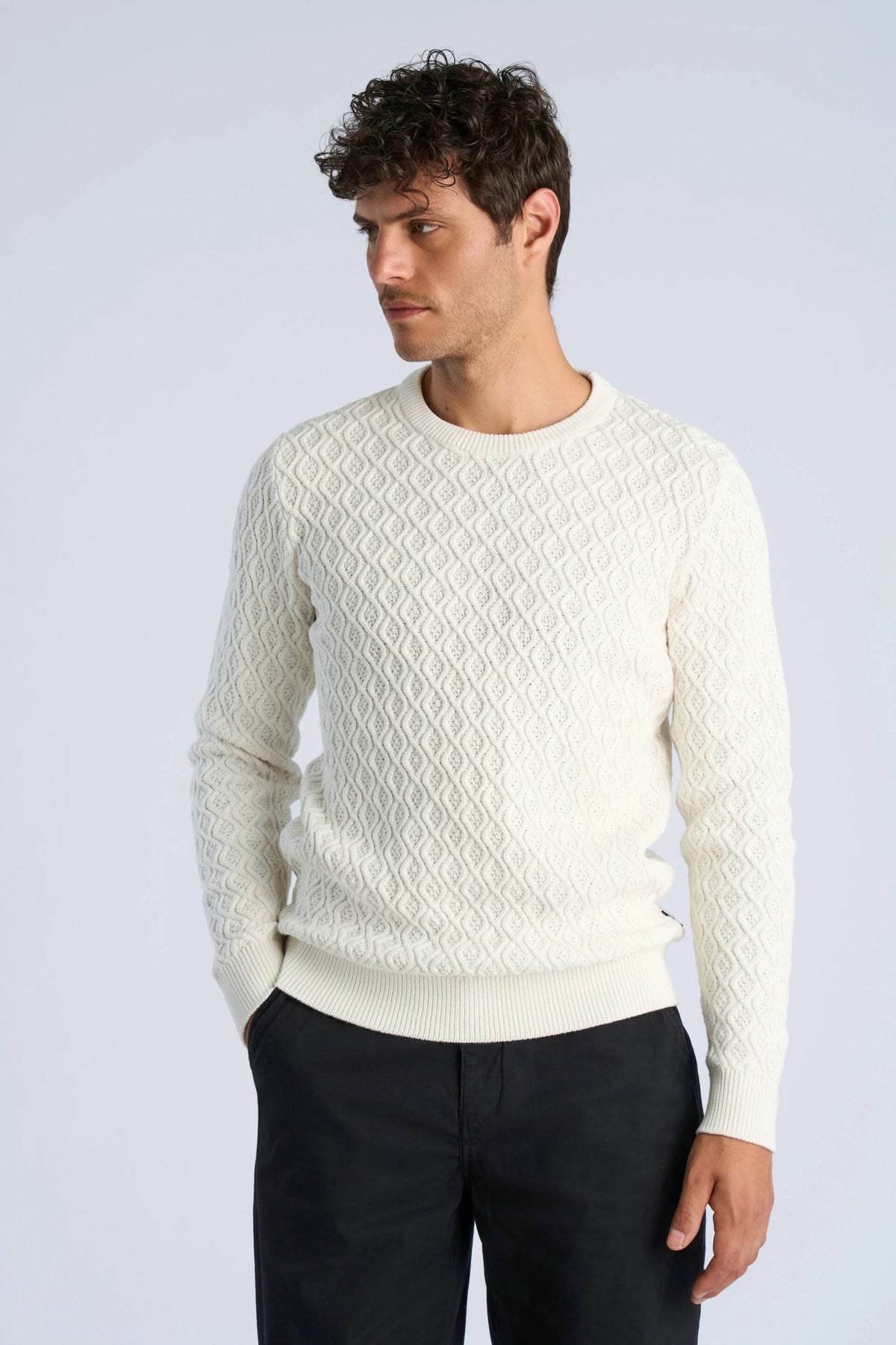 Recycle Knit Jumper White