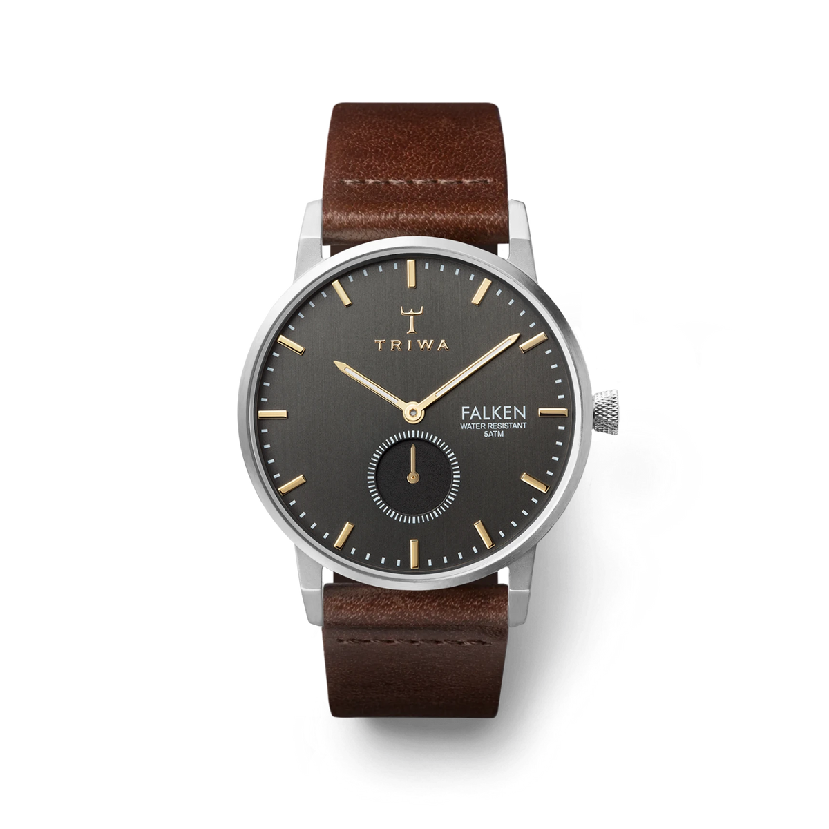 Smoky Falken Dark Brown Leather