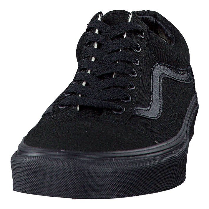 Vans canvas clearance old skool black