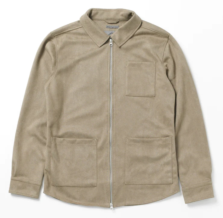 Human scales rick suede jacket top