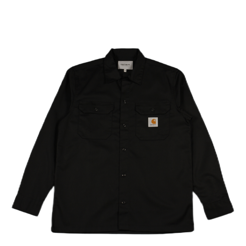 L/s Master Shirt 65/35% Polyes Black