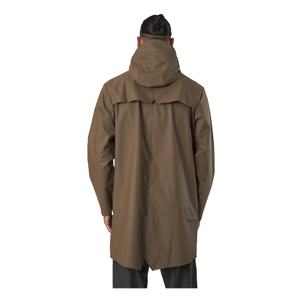 Rains Long Jacket Wood