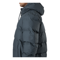 Rains Long Puffer Jacket Slate