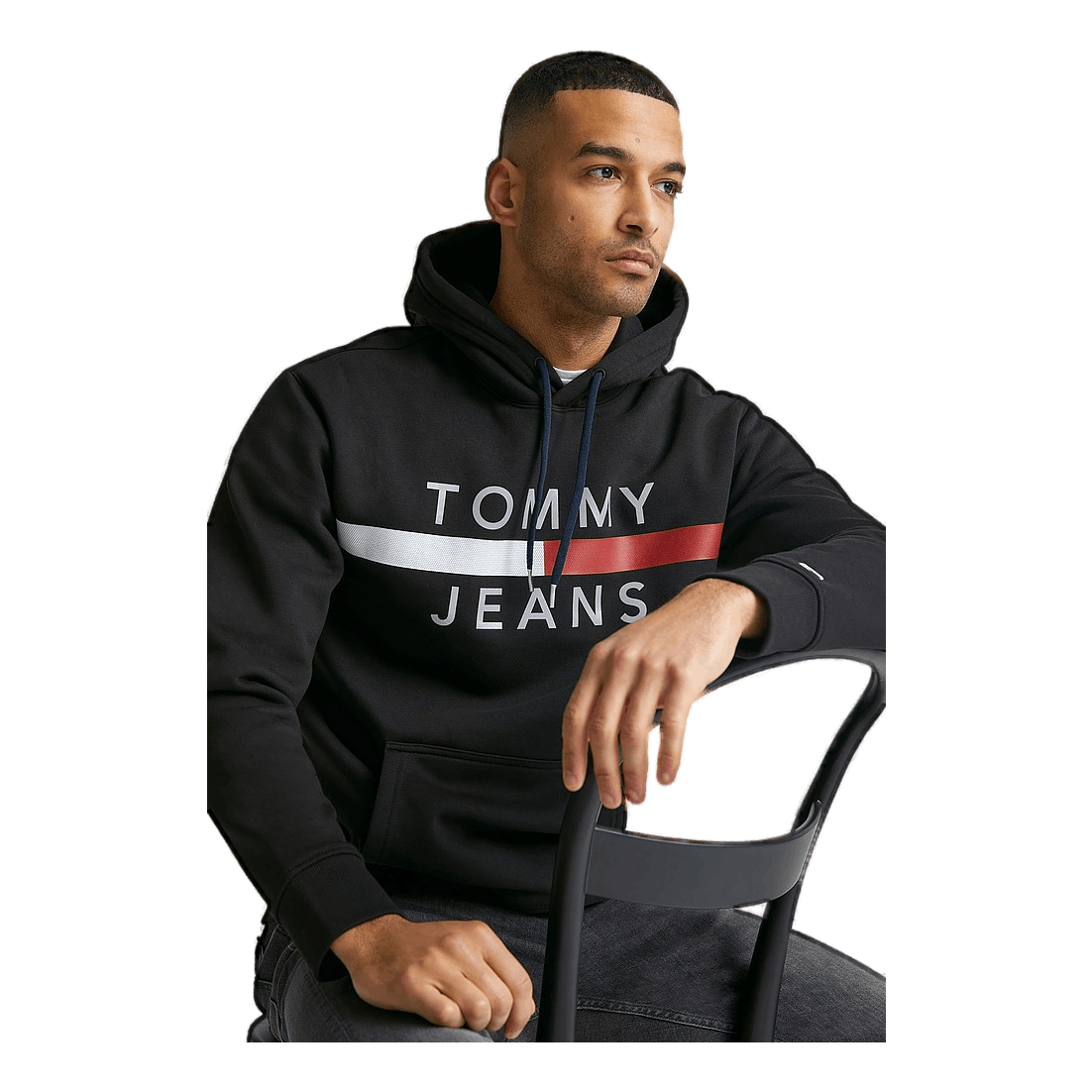 Tommy jeans reflective flag hoodie sale