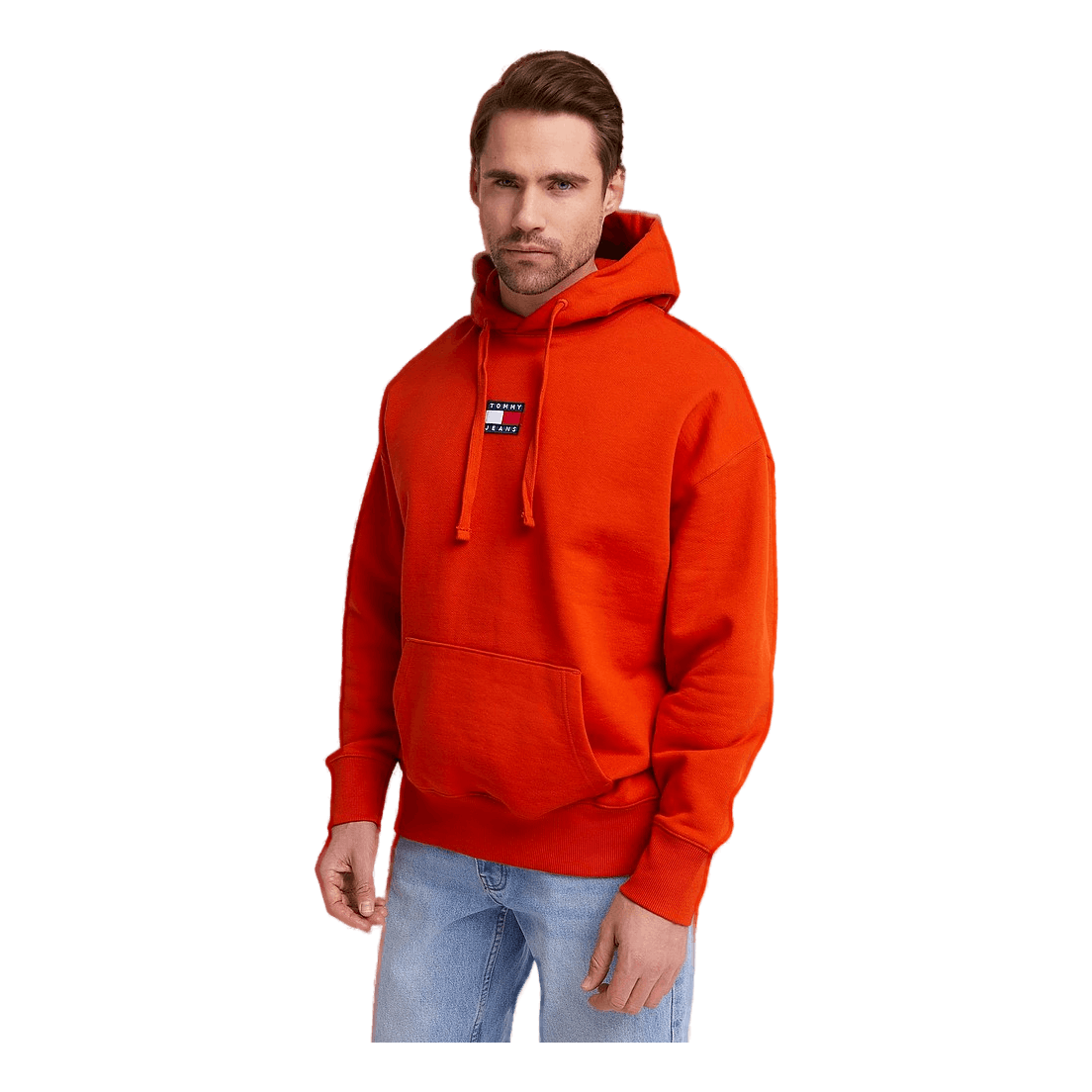 Tommy Hilfiger Tjm Tommy Badge Hoodie Deep Crimson