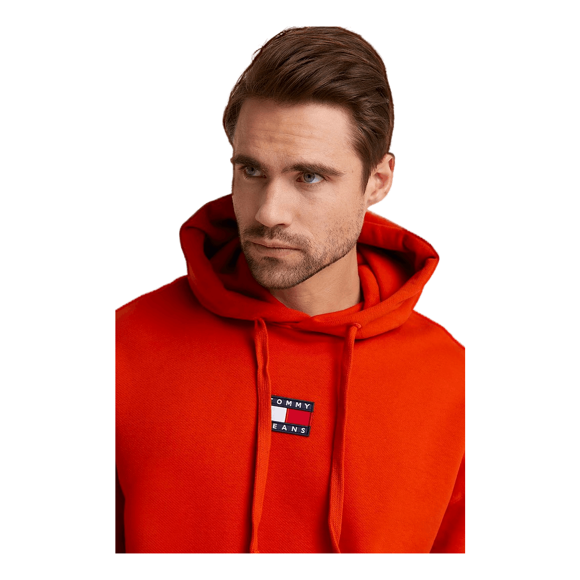 Tommy Hilfiger Tjm Tommy Badge Hoodie Deep Crimson