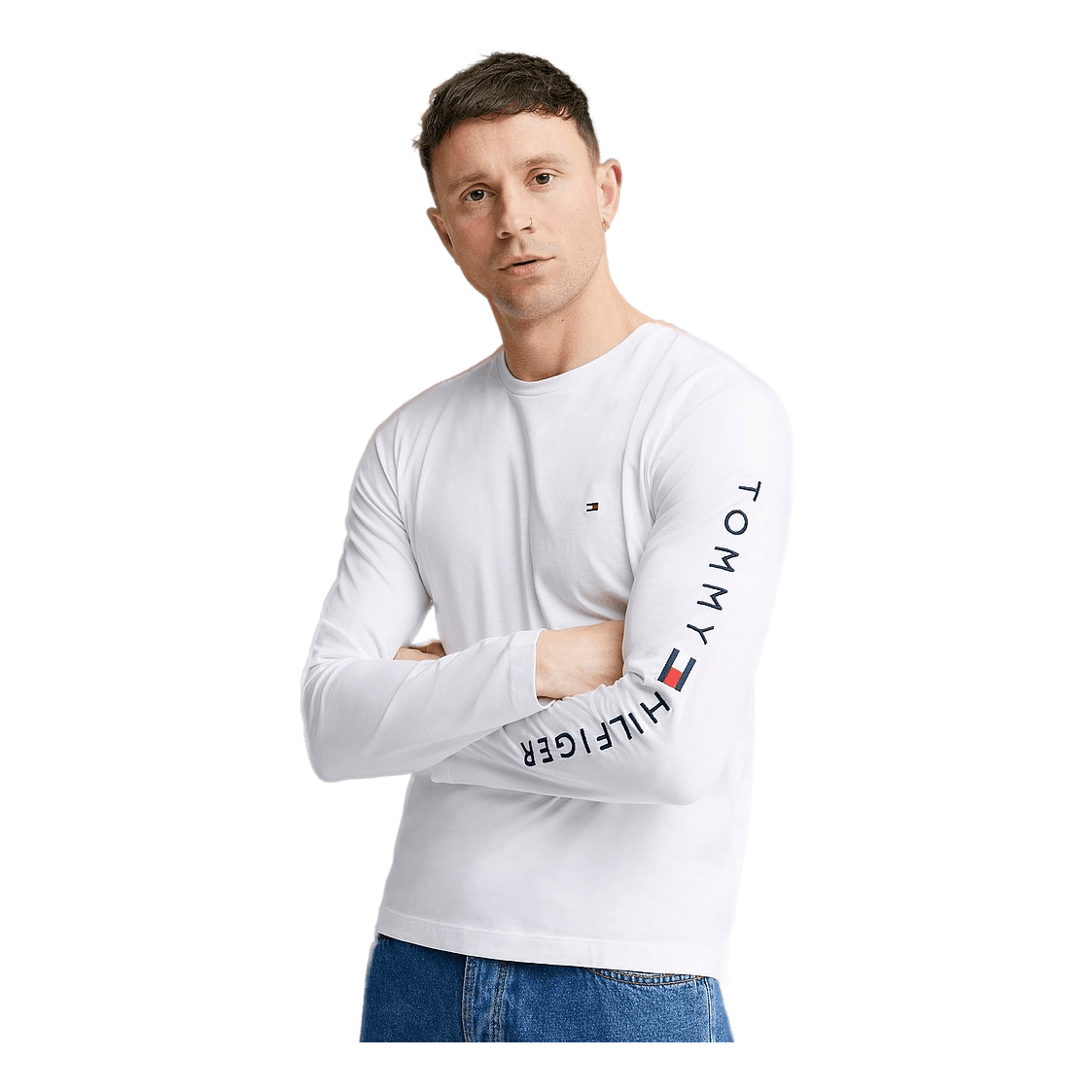 Tommy Hilfiger Tommy Logo Long Sleeve Tee Ybr