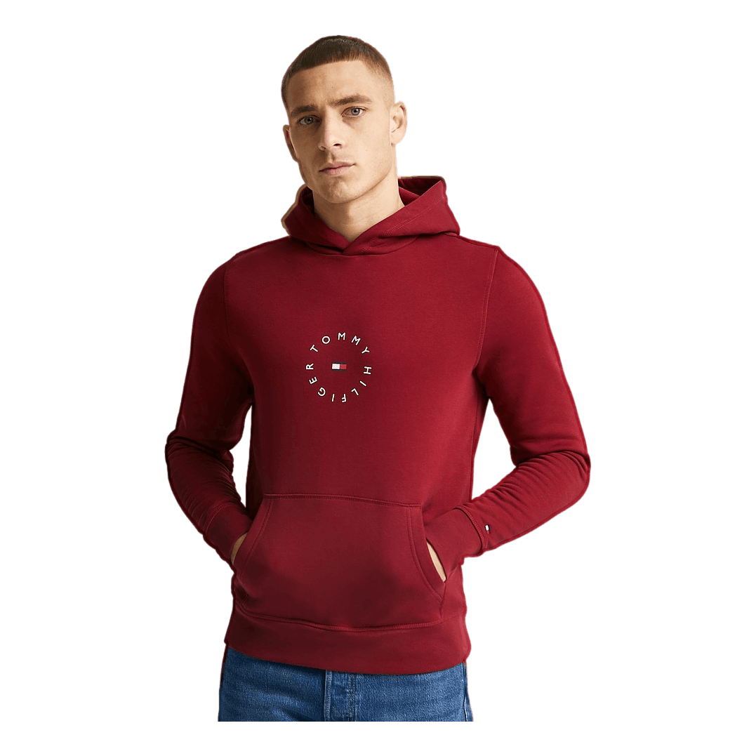 Tommy Hilfiger Roundall Graphic Hoodie Rouge