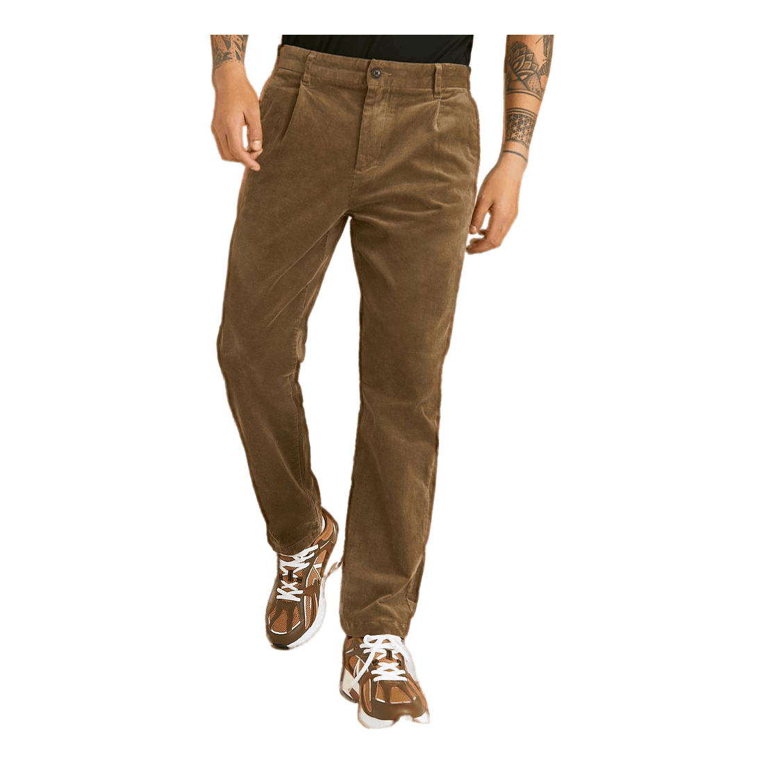 Les Deux Como Reg Pleat Corduroy Pants