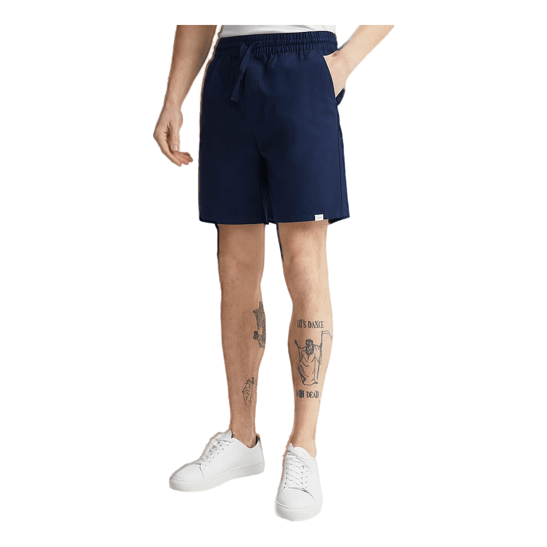 Les Deux Otto Twill Shorts Dark