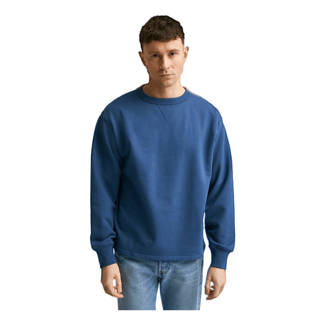 Lmc Crew Neck Sweatshirt Dark Dark Denim