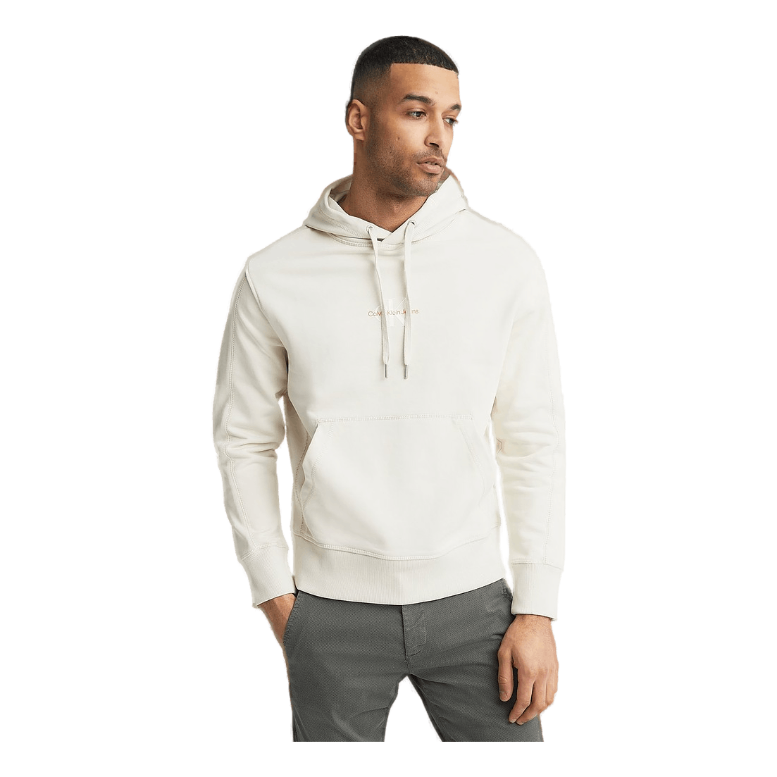 Calvin Klein Monogram Logo Hoodie Acf