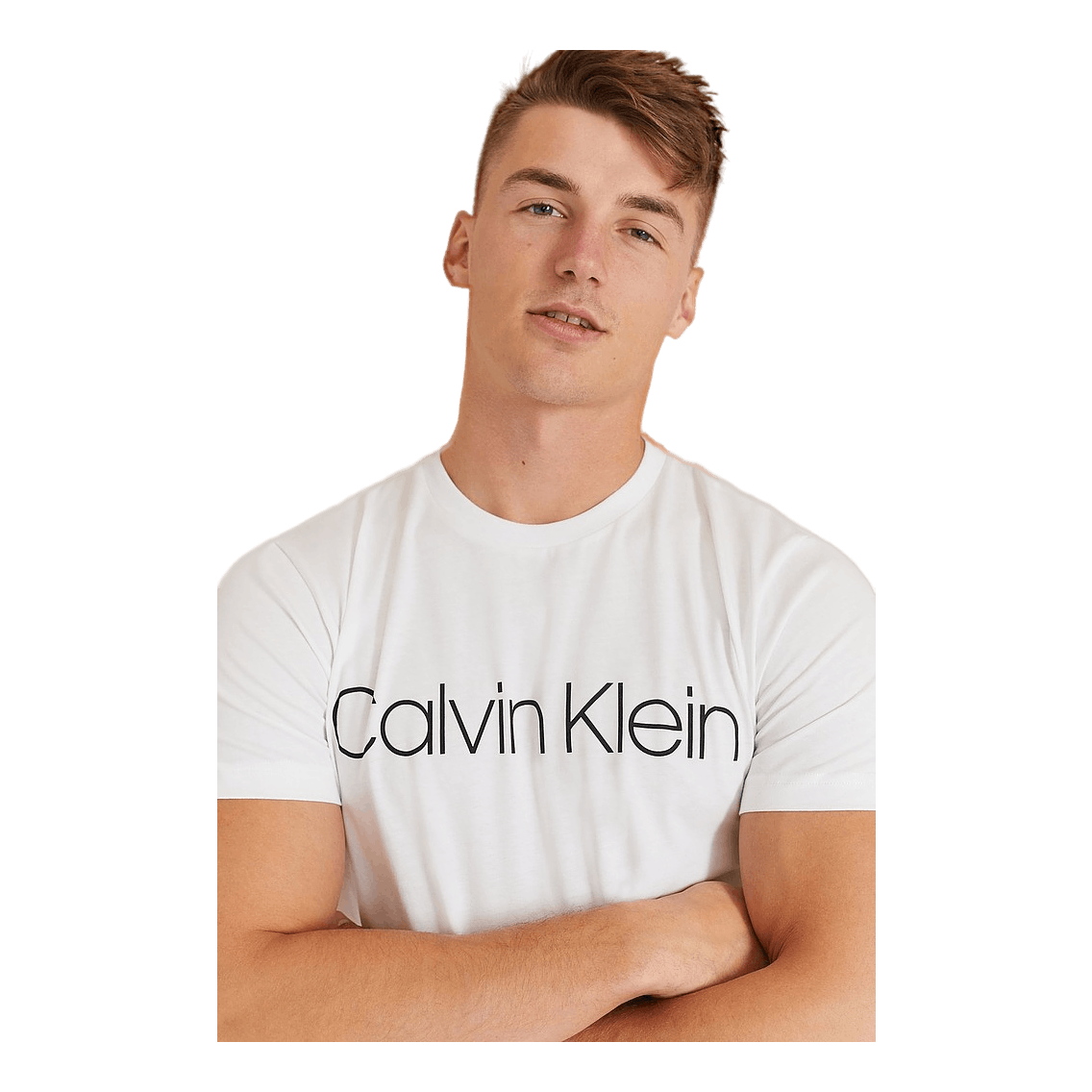 Cotton Front Logo T-shirt Calvin