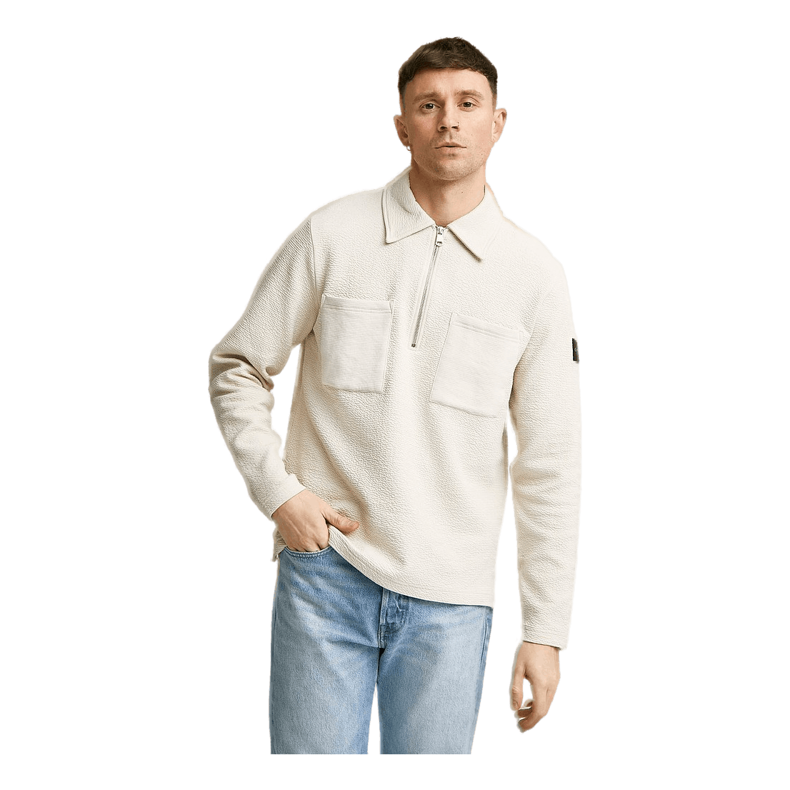 Calvin Klein Soft Structured Quarter Zip