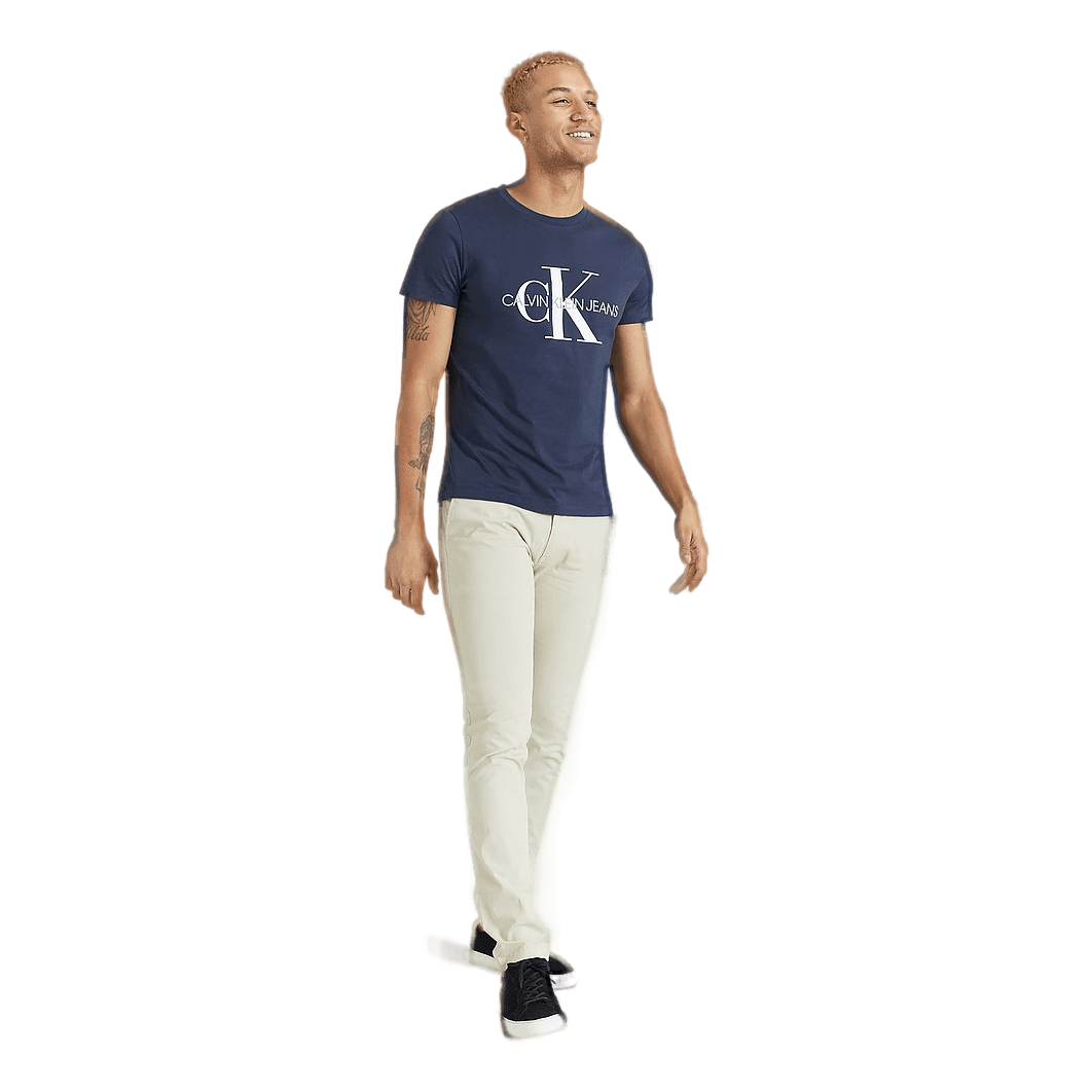 Calvin Klein JeansIconic Monogram Ss Slim Tee Chw - Night Sky